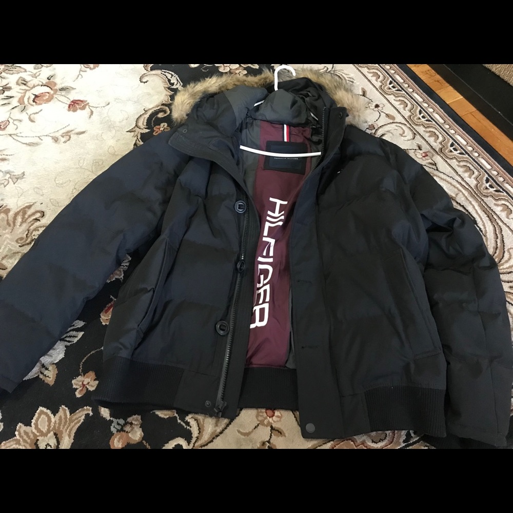 Black Tommy Hilfiger Winter Jacket XL